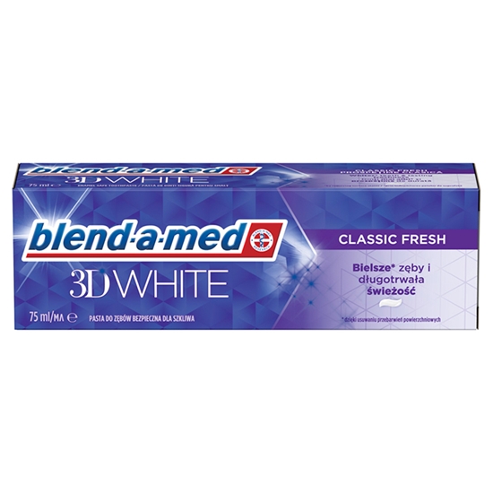 Изображение Zobu pasta Blend-a-Med 3D White Classic Fresh 75ml