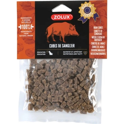 Attēls no ZOLUX Boar Cubes - Dog treat - 100g