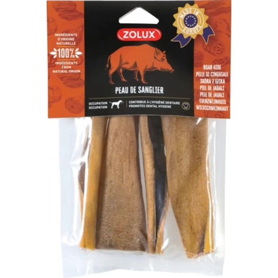 Изображение ZOLUX Boar skin - Dog treat - 100g