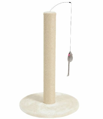 Изображение Zolux Cat scratching post with toy - beige