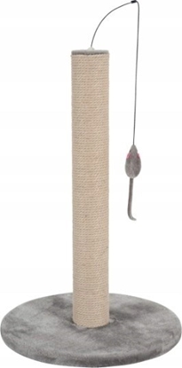 Изображение Zolux Cat scratching post with toy 63 cm - grey