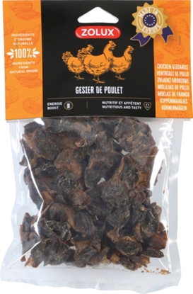 Attēls no ZOLUX Chicken Gizzards - Dog treat - 150g