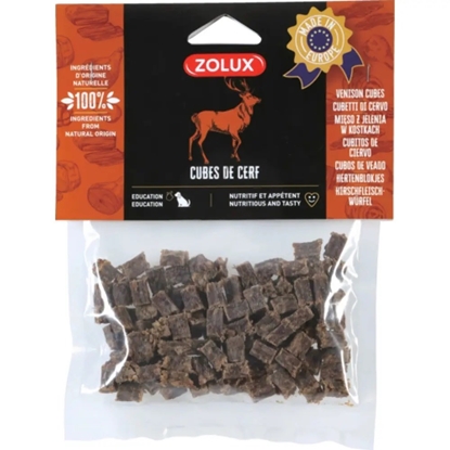 Изображение ZOLUX Deer cubes - Dog treat - 100g