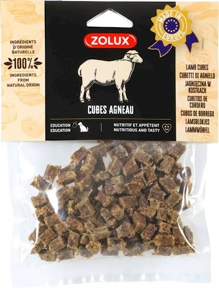 Attēls no ZOLUX Lamb Cubes - Dog treat - 100g