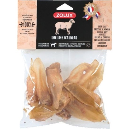 Picture of ZOLUX Lamb ears - chew for dog - 100g