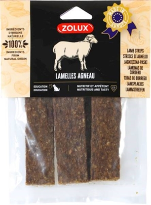 Picture of ZOLUX Lamb strips - Dog treat - 100g