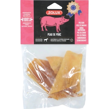 Picture of ZOLUX Pork rind - Dog treat - 100g