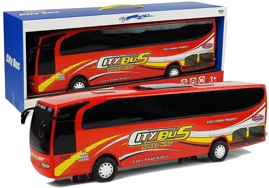 Изображение Žaislinis autobusas “City Bus”, raudonas