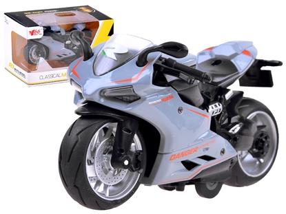 Attēls no Žaislinis motociklas - Diecast model, pilkas