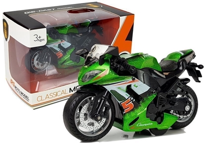 Attēls no Žaislinis motociklas "Classic Motto", žalias