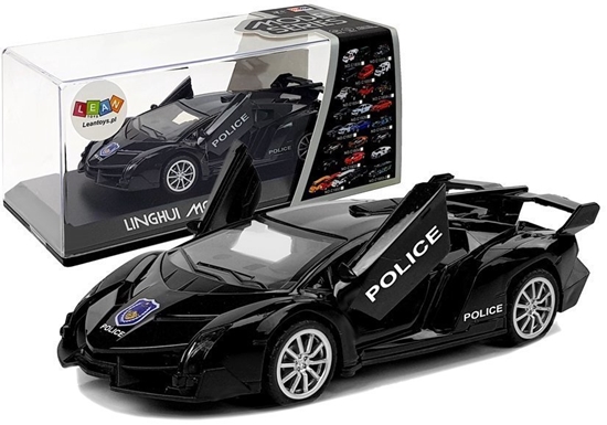 Picture of Žaislinis policijos automobilis, juodas