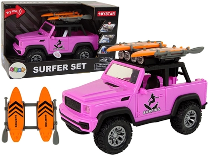 Изображение Žaislinis visureigis Surfer Set, rožinis