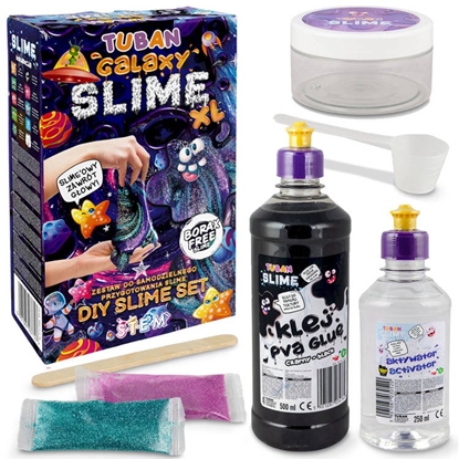 Attēls no Želė Slime rinkinys Galaxy Large Slime XL