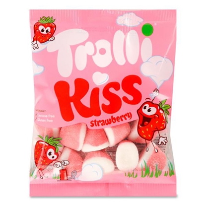 Attēls no Želejkonfektes Trolli Kiss 100g