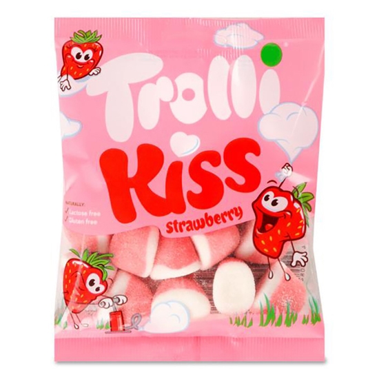 Picture of Želejkonfektes Trolli Kiss 100g