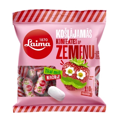 Attēls no Želejkonfektes zemeņu 110g