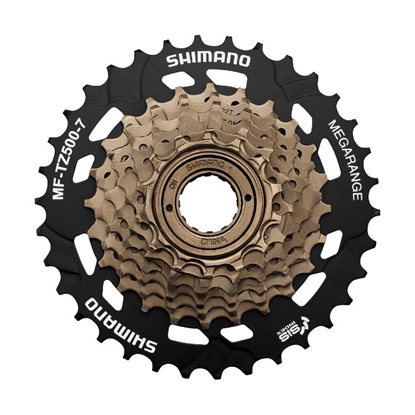 Изображение Žvaigždžių blokas Shimano Sprocket 7s MF-TZ500 14-16-18-20-22-24-28T