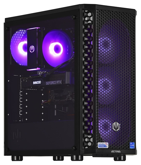 Изображение Actina 5901443335429 PC Intel® Core™ i5 i5-12400F 16 GB DDR4-SDRAM 1 TB SSD NVIDIA GeForce RTX 3060 Midi Tower Black