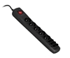 Изображение Activejet APN-8G/3M-BK power strip with cord