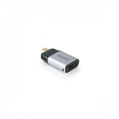 Picture of Dicota USB-C to HDMI Mini Adapter with PD (4k/100W) silver