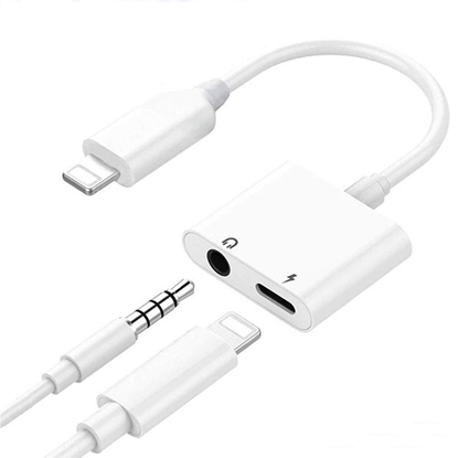 Picture of Adapteris bluetooth ADP13 iš Lightning į Lightning + 3,5mm baltas