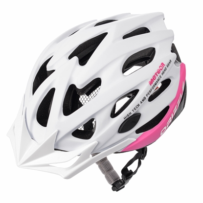 Attēls no Aizsargķivere METEOR CYCLING HELMET MV29 Drizzle XL 61-63 cm white / gray