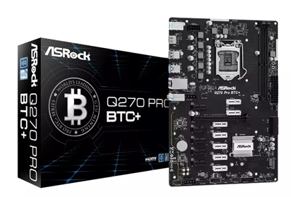 Attēls no ASRock Q270 Pro BTC+ Motherboard