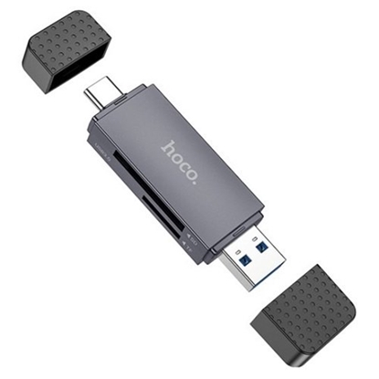 Picture of Atminties kortelių skaitytuvas HOCO HB45: SD, TF, USB-A, USB-C