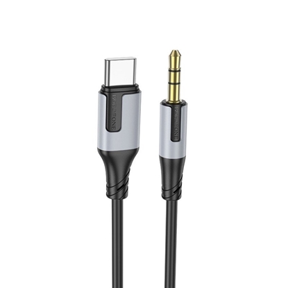 Picture of Audio kabelis Borofone BL19 USB-C to 3,5mm juodas