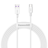 Изображение Kabelis USB TO USB-C 2M/WHITE CATYS-A02 BASEUS