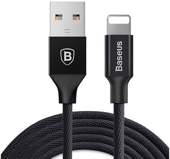 Picture of Baseus USB cable Original iPhone Yiven 1.2m Black Lightning cable