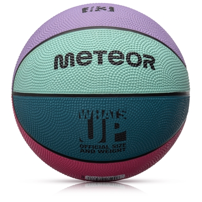 Attēls no Basketbola bumba Meteor What's up 3 purple/blue