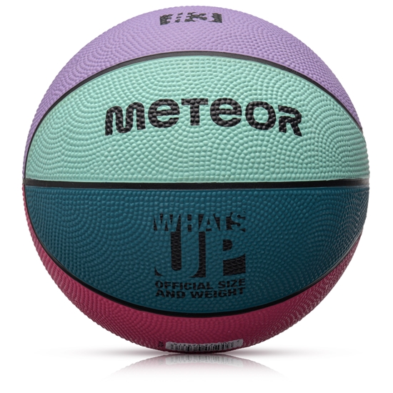 Picture of Basketbola bumba Meteor What's up 3 purple/blue