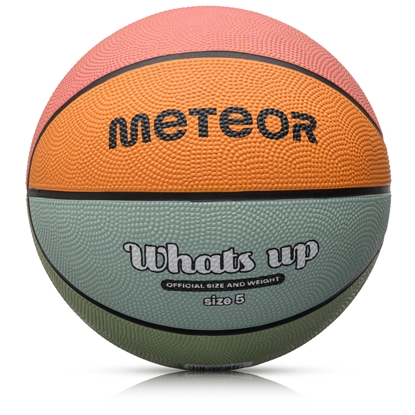 Attēls no Basketbola bumba Meteor What's up 5 light blue/orange