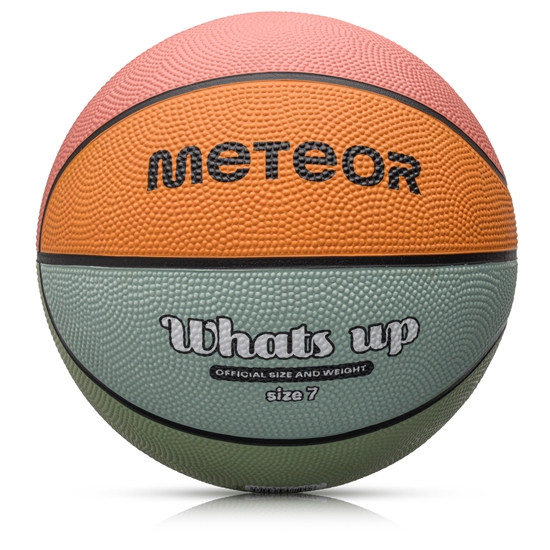 Picture of Basketbola bumba Meteor What's up 7 light blue/orange