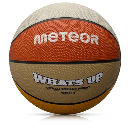 Attēls no Basketbola bumba Meteor What's up 7 orange/belge