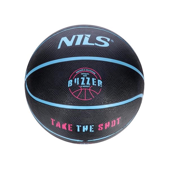 Picture of Basketbola bumba NPK251 BASKETBALL BLACK BUZZER 5 NILS