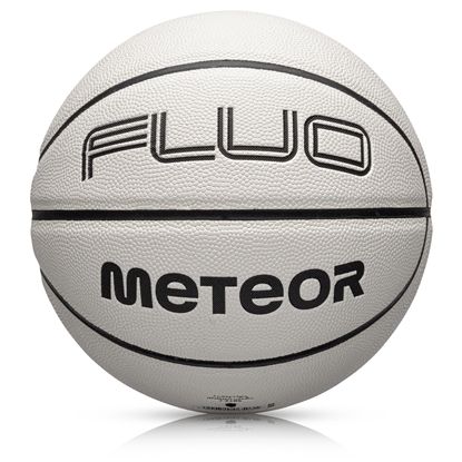 Attēls no Basketbols Meteor Fluo balts/neona zils 7