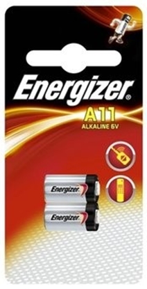 Attēls no BAT11.E2; 11A baterijas 6V Energizer Alkaline E11A iepakojumā 2 gb.