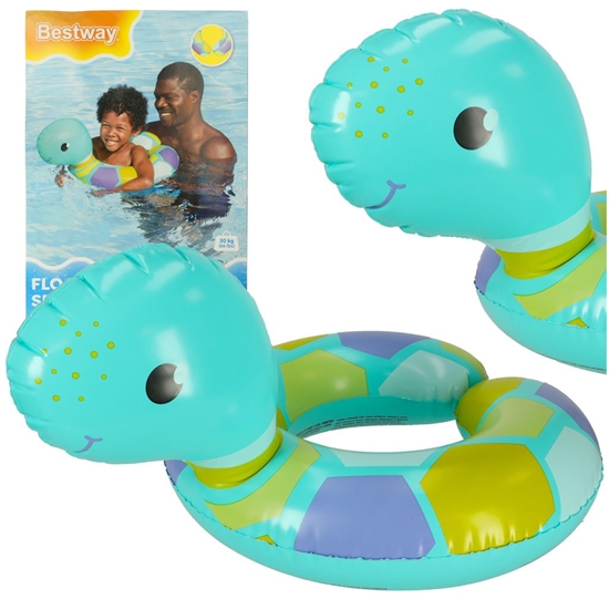 Изображение BESTWAY 36405-2 Turtle inflatable swimming circle 3-6 years