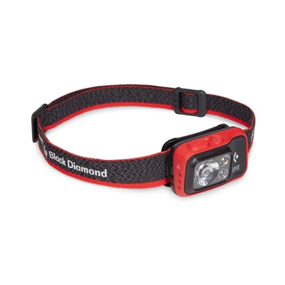 Attēls no Black Diamond Spot 400 Black, Red Headband flashlight LED