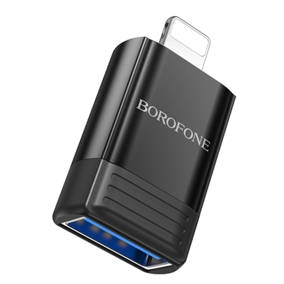 Picture of Borofone Adapter BV18 - Lightning to USB - black