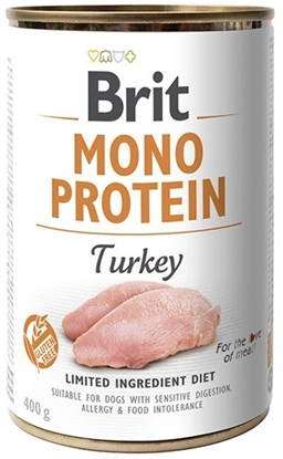 Picture of BRIT Mono Protein Turkey - wet dog food - 400 g