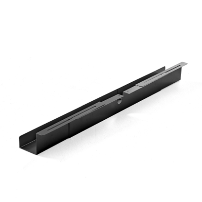 Attēls no Cable management tray, adjustable 920-1500x120x115mm, Black