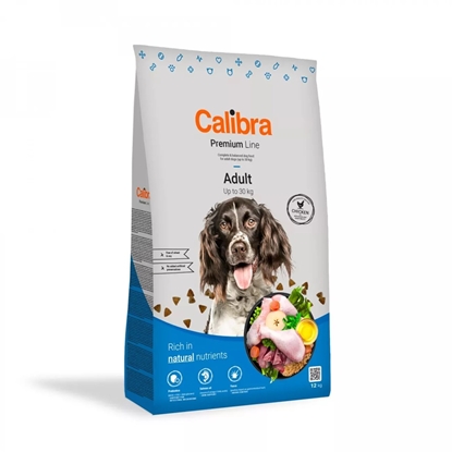 Picture of CALIBRA Premium Line Adult Chicken - dry dog food - 12kg