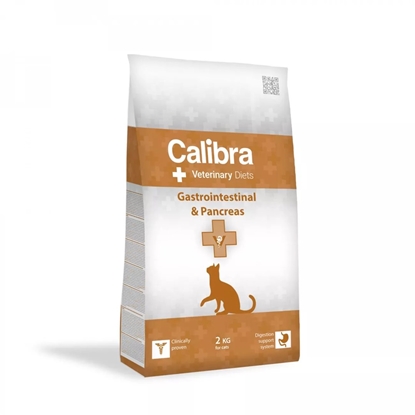 Picture of CALIBRA Veterinary Diets Cat Gastrointestinal & Pancreas - dry cat food - 2kg