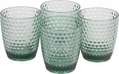 Attēls no Cambridge CM07654GEU7 Fete Diamond 4pcs tumbler set green