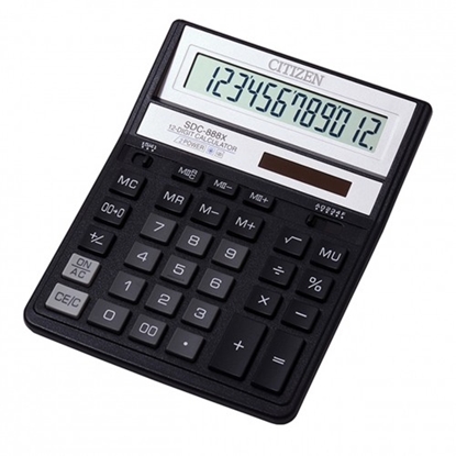 Picture of Citizen SDC-888X calculator Pocket Financial Black