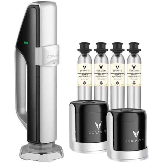 Picture of Coravin Sparkling Wine Preservation System - Black/Silver