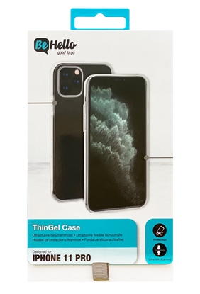 Изображение Dėklas BeHello ThinGel Apple iPhone 12 mini skaidrus